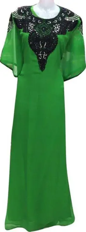 Picture of Radhe Designer Multicolor Georgette Kaftan Dress for Women - F8339