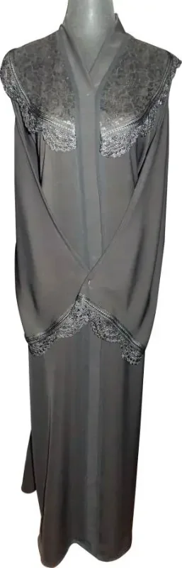 Picture of Radhe Designer White Georgette Kaftan Dress for Women - F4487
