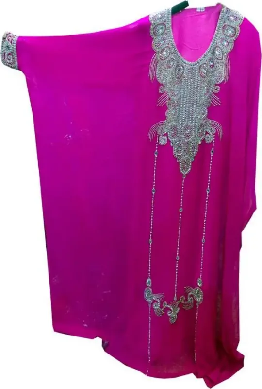 Picture of Radhe Designer Multicolor Georgette Kaftan Dress for Women - F8208