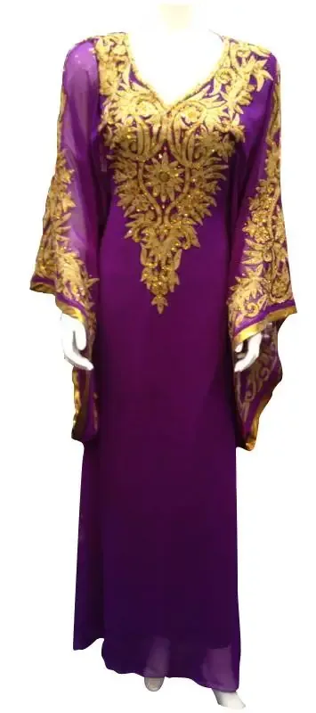 Picture of Radhe Designer Pink Cotton Kaftan Dress for Women - F8269