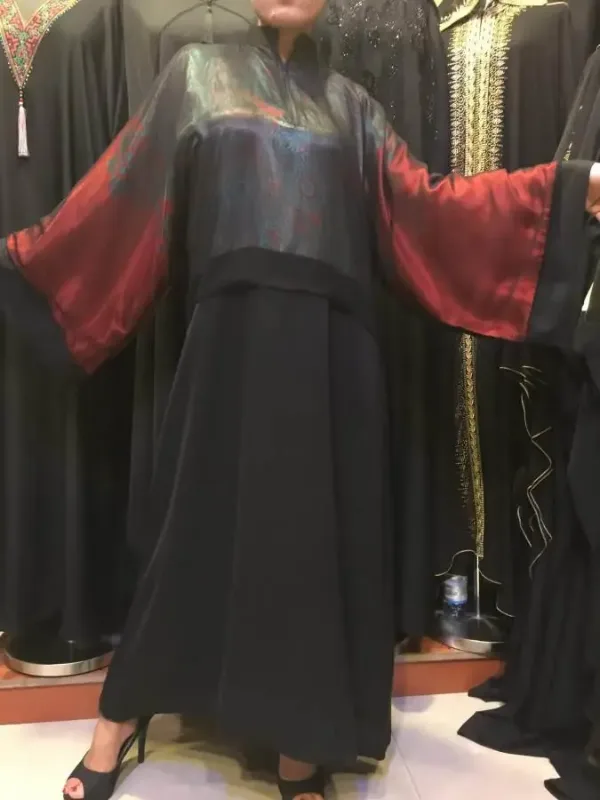 Picture of Radhe Designer Multicolor Georgette Kaftan Dress for Women - F8310