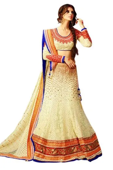 Picture of indian designer wedding party wear lehenga choli pink c