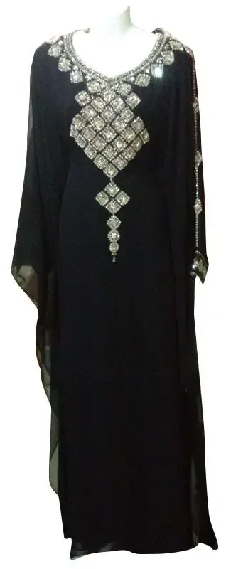Picture of Radhe Designer Multicolor Georgette Kaftan Dress for Women - F9724
