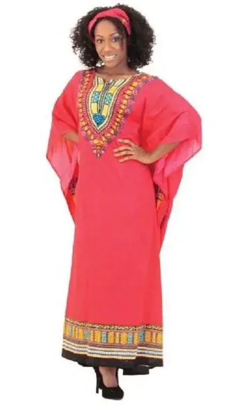 Picture of Purple Georgette Farasha Dress for Women - Printed Printed Style