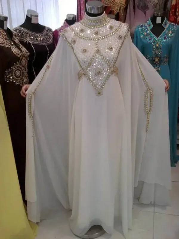 Picture of Radhe Designer Multicolor Georgette Kaftan Dress for Women - F8107
