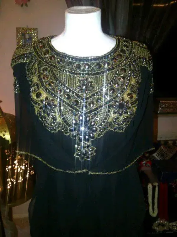 Picture of Radhe Designer Multicolor Georgette Kaftan Dress for Women - F7918