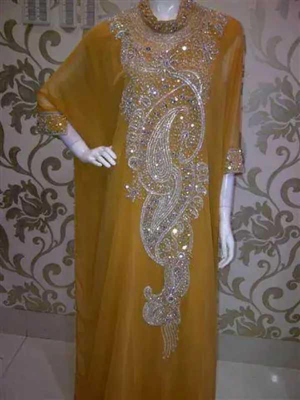 Picture of Radhe Designer Multicolor Georgette Kaftan Dress for Women - F7917