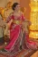Picture of Multicolor Georgette Kaftan Dress for Women - Flared Daily Occasion Style