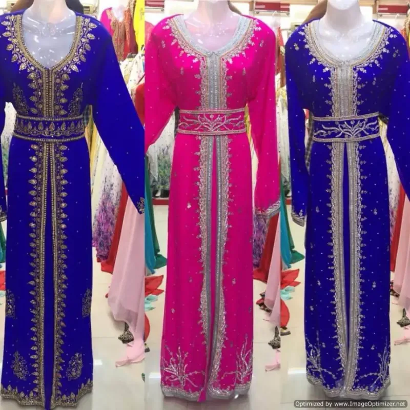 Picture of Radhe Designer Purple Georgette Kaftan Dress for Women - F2313