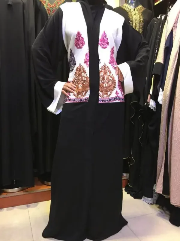 Picture of Radhe Designer Multicolor Georgette Kaftan Dress for Women - F7921