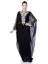 Picture of Multicolor Georgette Kaftan Dress for Women - Bordered Classic Evening Style