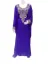 Picture of Multicolor Georgette Kaftan Dress for Women - Mirror Work Festive Party Look
