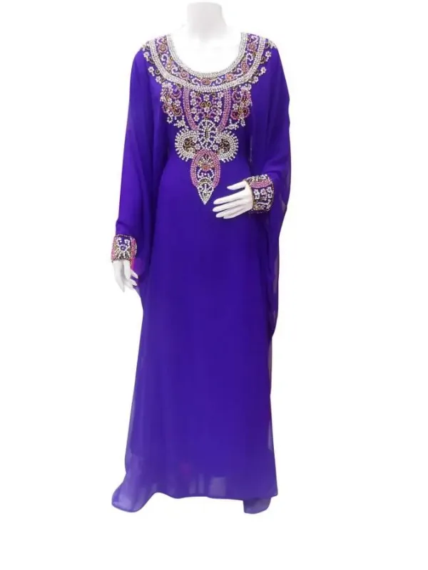 Picture of Radhe Designer Multicolor Georgette Kaftan Dress for Women - F3950