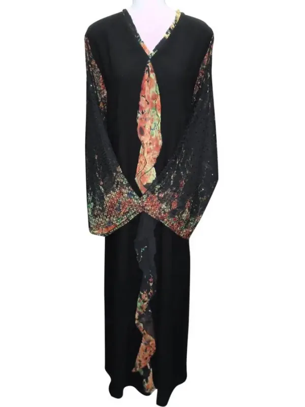 Picture of Radhe Designer Multicolor Georgette Kaftan Dress for Women - F3945