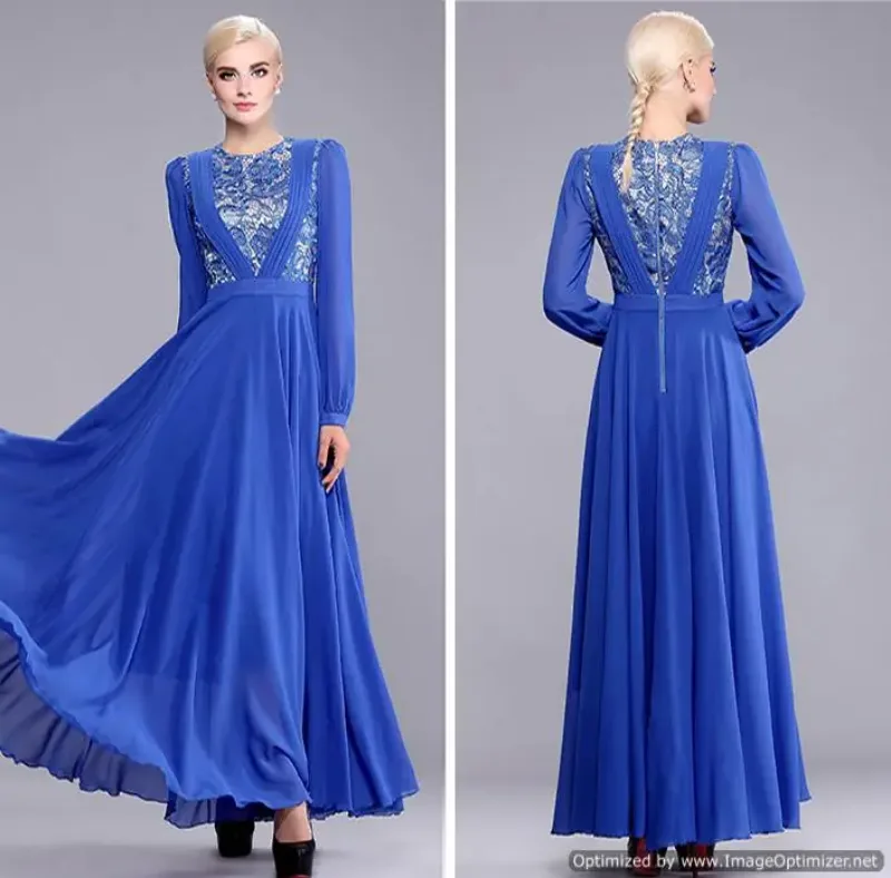 Picture of Radhe Designer Multicolor Georgette Kaftan Dress for Women - F7953