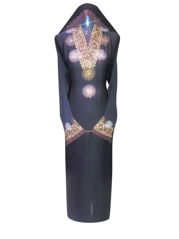 Picture of Radhe Designer White Georgette Kaftan Dress for Women - F3969