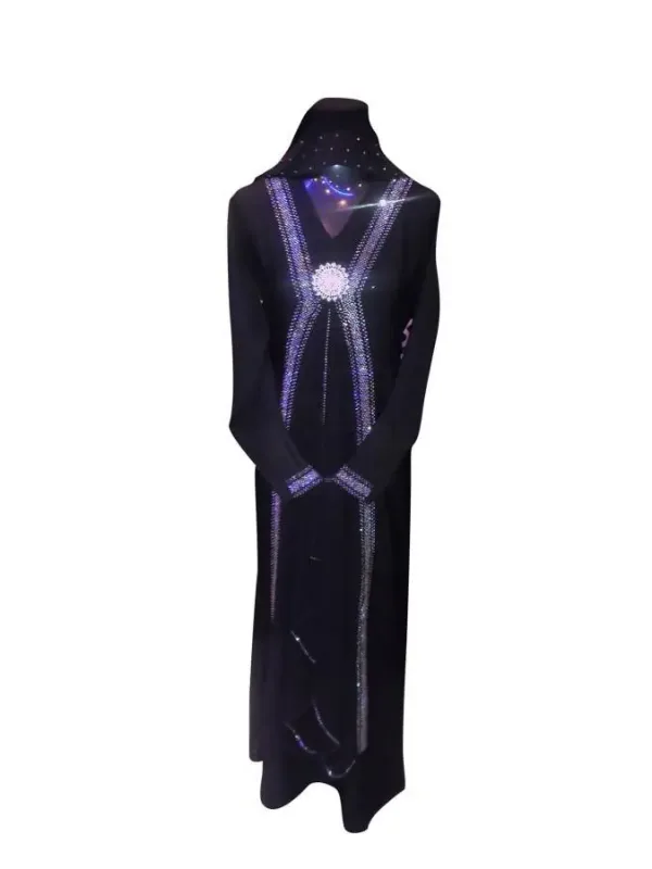 Picture of Radhe Designer White Georgette Kaftan Dress for Women - F3963