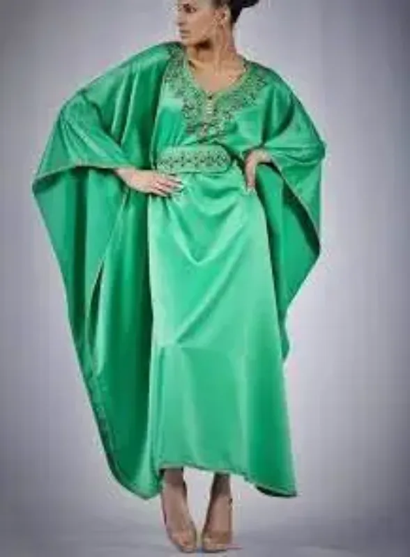 Picture of Radhe Designer Multicolor Georgette Kaftan Dress for Women - F7969