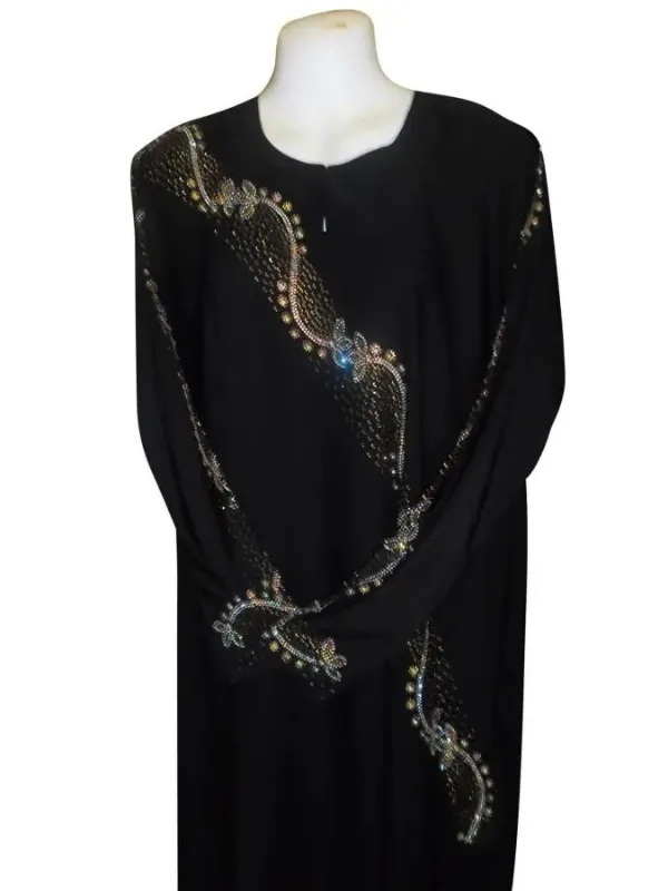 Picture of Radhe Designer White Georgette Kaftan Dress for Women - F3986