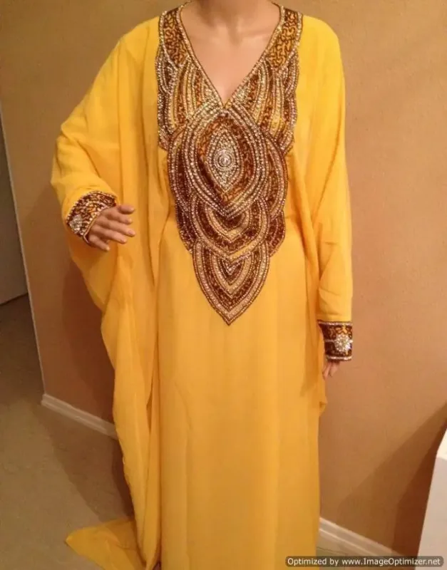 Picture of Radhe Designer Pink Cotton Kaftan Dress for Women - F8014