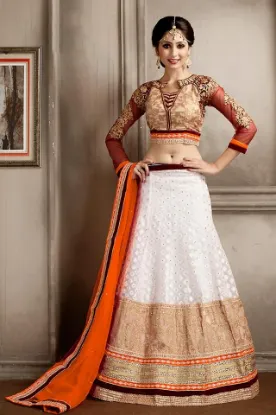 Picture of lehenga sari partywear designer style beautiful fancy s
