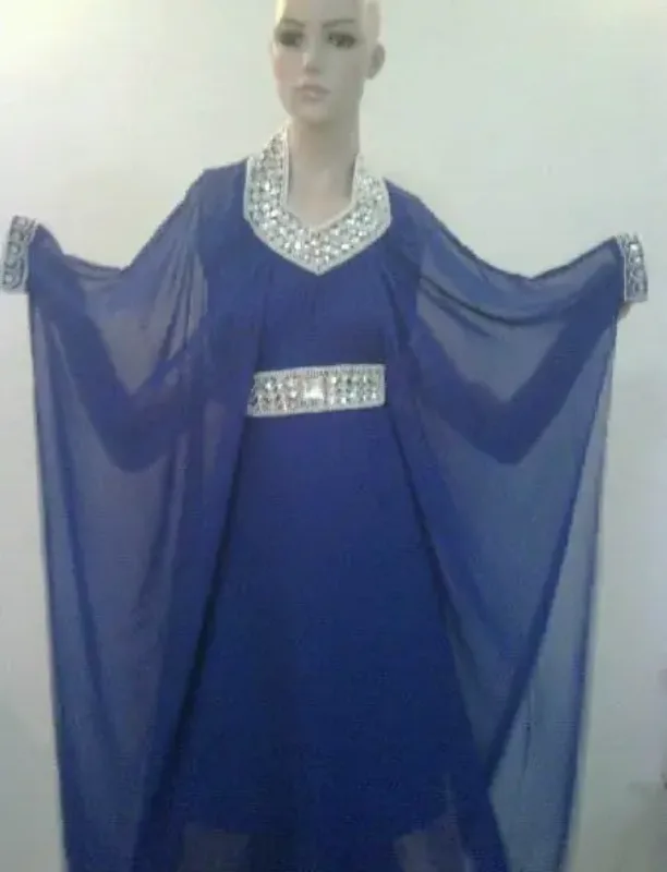 Picture of Radhe Designer Multicolor Georgette Kaftan Dress for Women - F8023