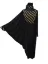 Picture of Blue Georgette Kaftan Dress for Women - Plain Soft Fabric Look