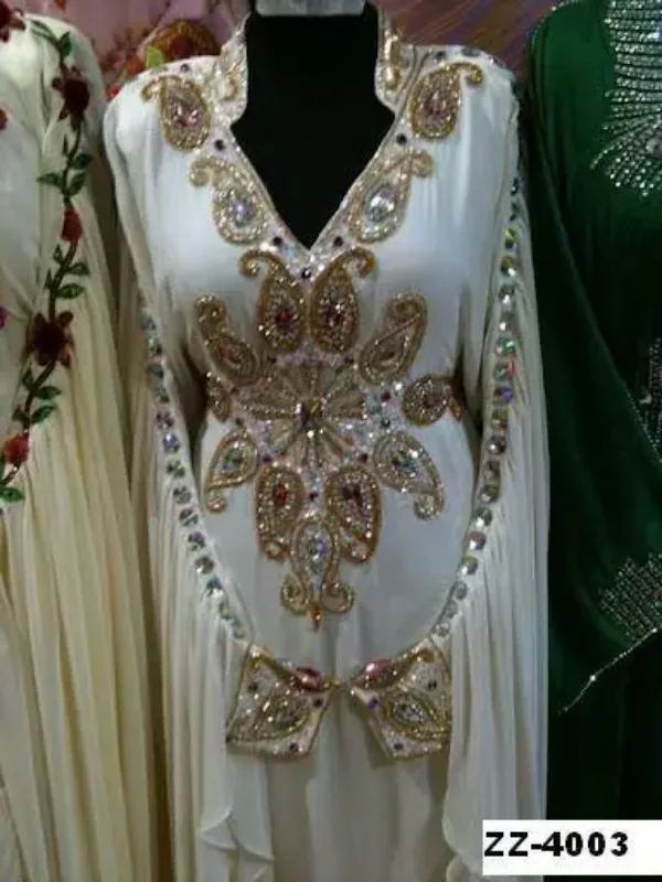 Picture of Radhe Designer Black Georgette Kaftan Dress for Women - F8060