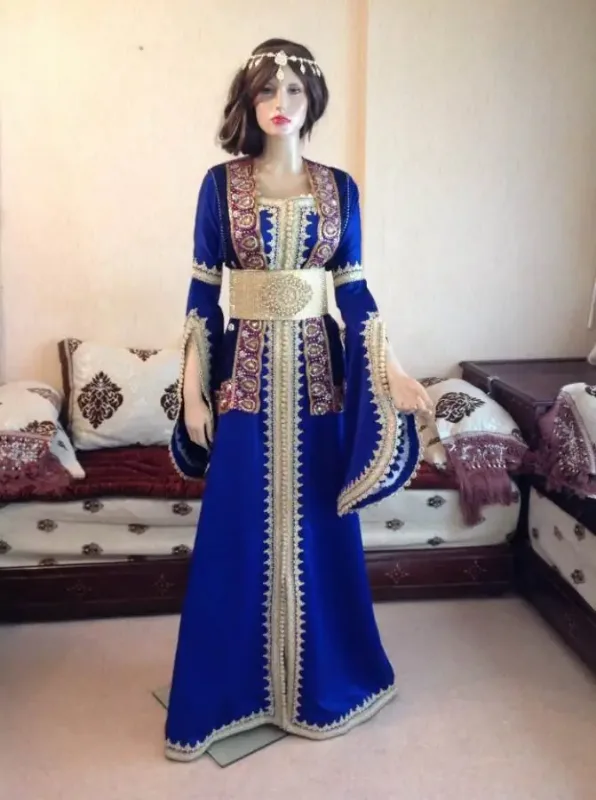 Picture of Radhe Designer Blue Georgette Kaftan Dress for Women - F10707