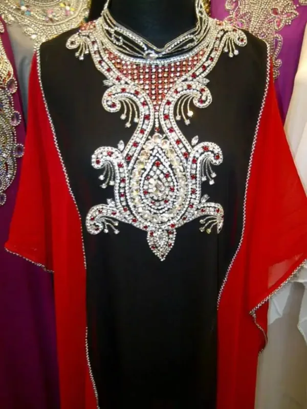 Picture of Radhe Designer Blue Georgette Kaftan Dress for Women - F8076