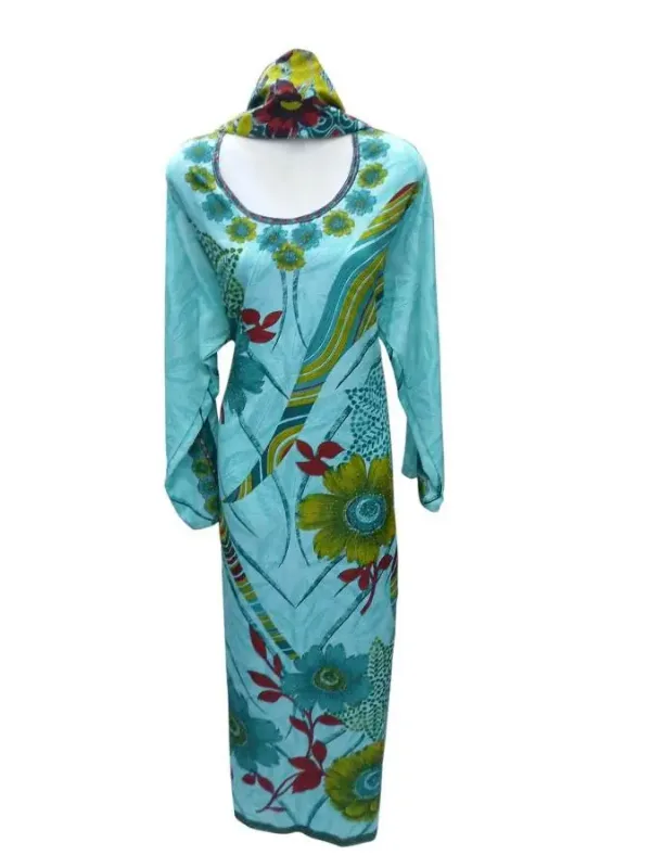 Picture of Multicolor Kaftan Dress for Women - Dubai Arabic Style 495