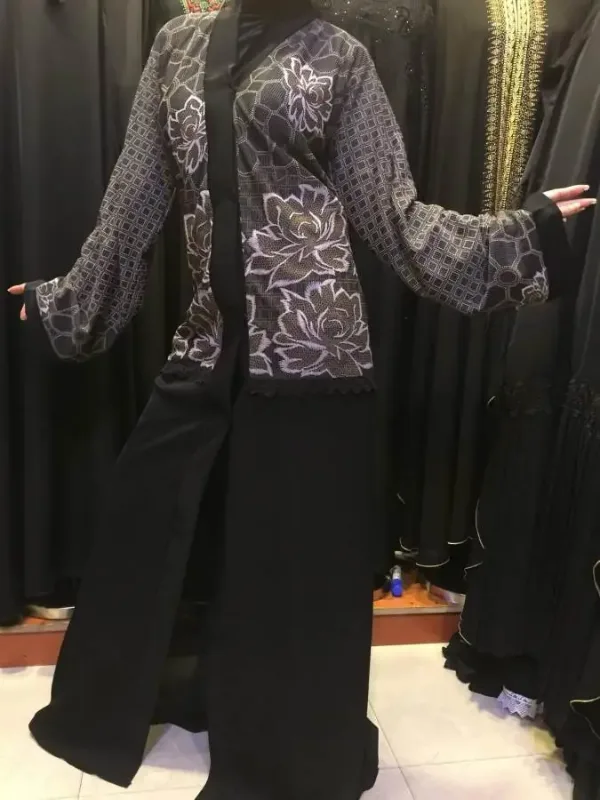 Picture of Radhe Designer Multicolor Georgette Kaftan Dress for Women - F8088