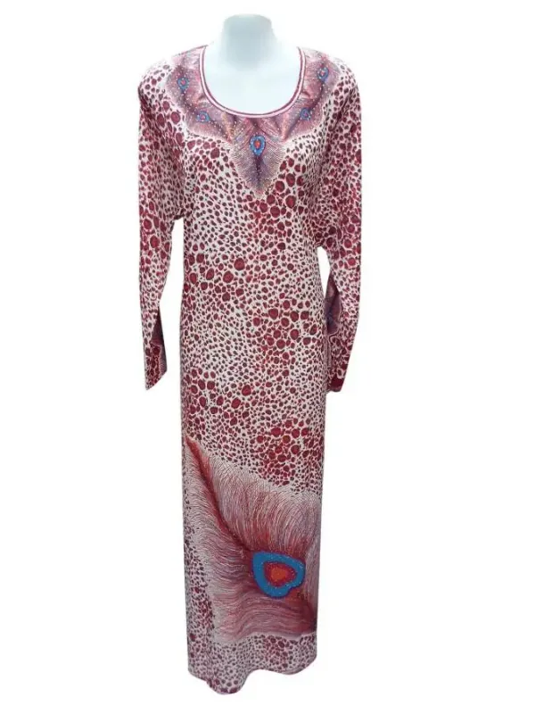 Picture of Multicolor Kaftan Dress for Women - Dubai Arabic Style 509