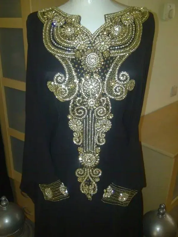 Picture of Radhe Designer Multicolor Georgette Kaftan Dress for Women - F8092