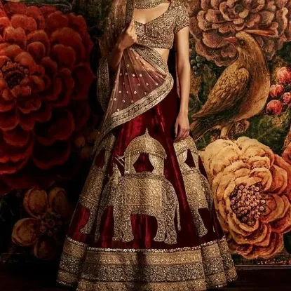 Picture of lehenga sari designer ethnic brand women lehenga women 
