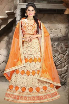 Picture of traditional lehenga sari partywear indian wedding style