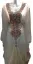 Picture of White Georgette Kaftan Dress for Women - Layered Graceful Party Look