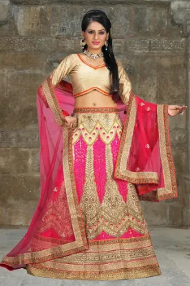 Picture of sari bollywood pattern lehenga saree party wear bollywo