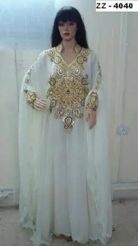 Picture of Radhe Designer Pink Cotton Kaftan Dress for Women - F8133