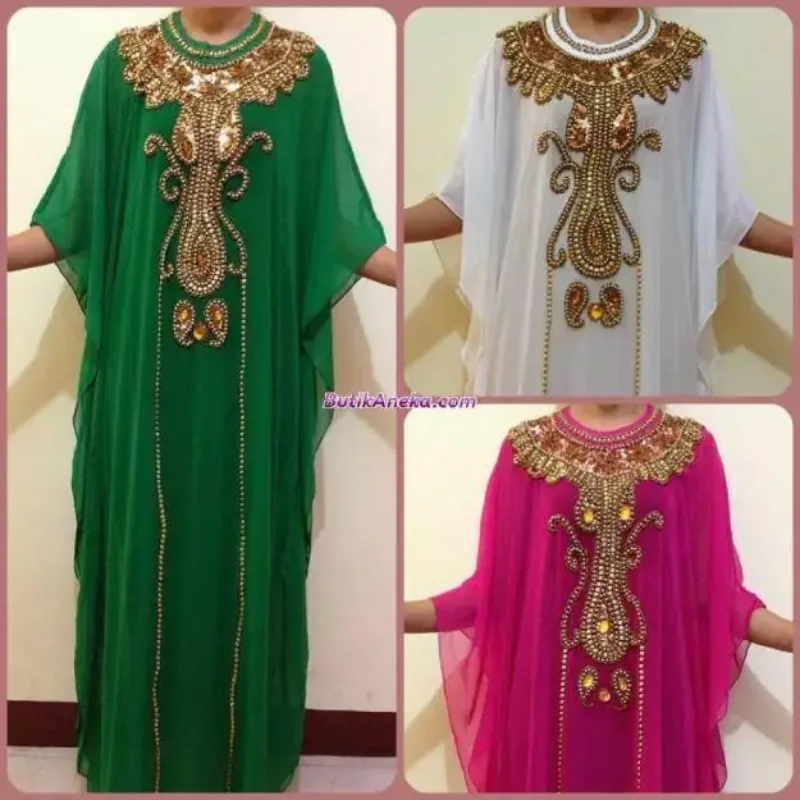 Picture of Radhe Designer Multicolor Georgette Kaftan Dress for Women - F8123