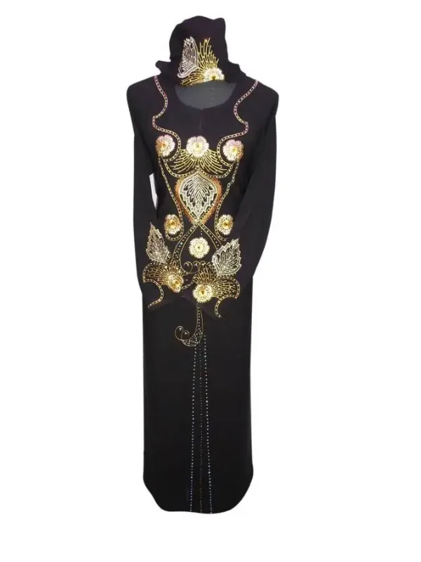 Picture of Multicolor Kaftan Dress for Women - Dubai Arabic Style 572