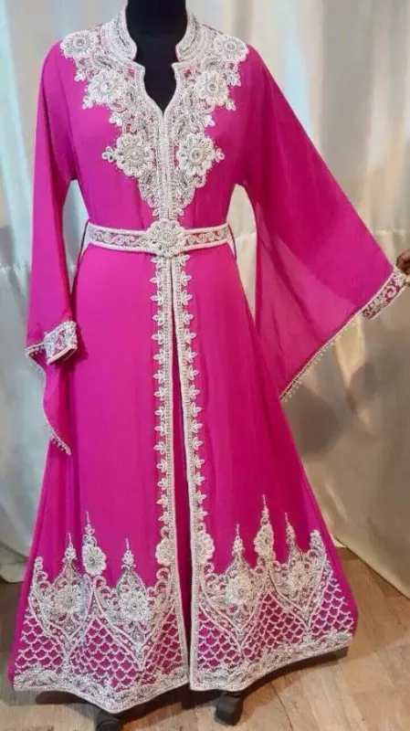 Picture of Multicolor Kaftan Dress for Women - Dubai Arabic Style 575