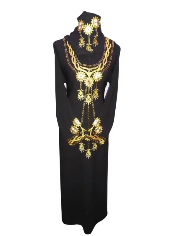 Picture of Multicolor Kaftan Dress for Women - Dubai Arabic Style 578