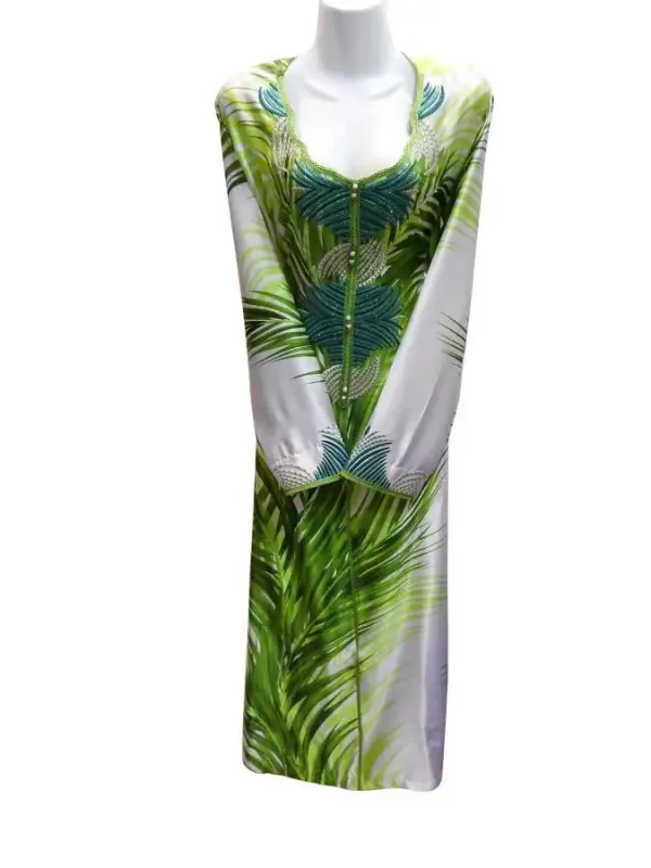 Picture of Multicolor Kaftan Dress for Women - Dubai Arabic Style 581