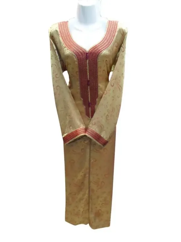 Picture of Multicolor Kaftan Dress for Women - Dubai Arabic Style 582