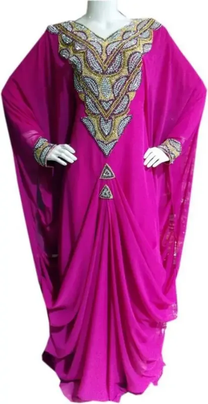 Picture of Radhe Designer Multicolor Georgette Kaftan Dress for Women - F9556