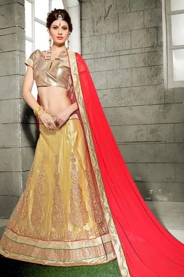 Picture of nw indian traditional pakistani bridal designer silk le