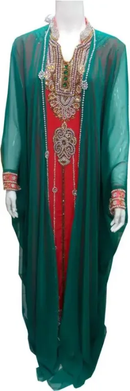 Picture of Radhe Designer Pink Cotton Kaftan Dress for Women - F4551