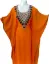 Picture of Yellow Georgette Modest Dress for Women - Solid Chic Modest Style
