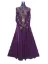 Picture of Multicolor Georgette Farasha Dress for Women - Sequined Ceremony Wear Style